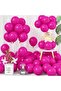 10Pcs 5 Inch 12 cm Fuchsia Pink Balloon Birthday Balloon Mini Balloon - 6