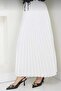 Women's Slim Pleated Long Hijab Skirt - 8