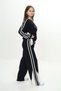 Girl's 100% Cotton 2 Thread Garnished Striped Horse & Top Tracksuit Set – Double Color Bottom Top Set-297