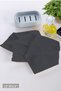 12-Piece Black Mini Towels - 26X26 Cm, 40Gr 100% Cotton, for Babies and Children, Use as Face Towels - 2