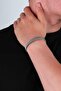 Knitted Model Adjustable Men's Steel Bracelet - 4