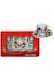 Armada Cini AR 643 Double Tulip Gold Gilt Porcelain 6-Piece Cup Set - 4