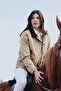 Regular Fit Polo Collar Buttoned Pocketed Epaulettes Cotton Seasonal Coat D5746Ax25Sp