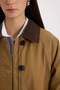 Regular Fit Polo Collar Buttoned Pocketed Epaulettes Cotton Seasonal Coat D5746Ax25Sp - 7