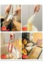 Stainless Steel Adjustable Smart Tongs with Silicone Tips for Barbecue, Air Fryer, Baking Frying - 7