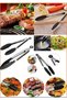 Stainless Steel Adjustable Smart Tongs with Silicone Tips for Barbecue, Air Fryer, Baking Frying - 3