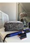 Leopard Pattern Hair Styling Bag, Organizer Bag, Large Size Makeup Bag, 35X14X12 cm