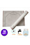 Perisfer Washable Disposable Prayer Rug Fabric Pocket Size 30X40 cm Roll of 10