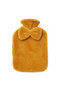 Pabtex Soft Plush Water Bag Cover with Ribbon Detail, Warm Design Brown - 2