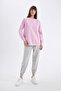 Jogger High Waist Thin Sweatshirt Trousers - 4
