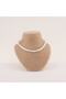 Certified Selenite (Stone) Natural Stone Necklace 6 Mm, M291 - 2