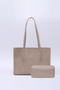 Mink Shk173 Hand, Arm and Shoulder Bag with Faux Leather, Single Compartment, Zipper, Makeup Bag - 3