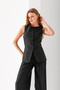 Back Tie Detailed Vest Double Suit - 3