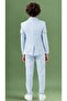 Boys' Tuxedo Suit – 5-Piece Set with Jacket, Trousers, Vest, Bow Tie, and Shirt - 4