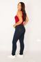 Women's Large Size Navy Blue 5 Pocket Skinny Jeans 65n34217 - 6