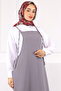 Gray Rope Strap Gilet Dress - 4