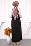 Black Rope Strap Gilet Dress - 3