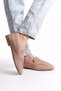 Mubiano Genuine Leather Collection Women's Suede Loafer & Ballet Powder-Mcmng2103-Pd - 5