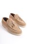 Mubiano Genuine Leather Collection Women's Suede Loafer & Babet Sahra -Mckry1410-Sh - 4