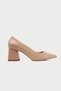 Mbzfr600-N Women's Block Heels 6 cm Pointed Toe Nude Stiletto & Heeled Shoes - 2