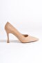 Genuine Leather Mb970-Bj Women's Thin 9 cm Heels Beige Suede Stiletto & Heels Shoes - 2
