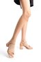 Mbhrn503-N Women's Open Back Nude Heeled Shoes - 4