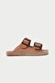 Mubiano Genuine Leather Collection Women's Slippers Tan -Mcsvk23T003-Tb - 6