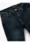 Regular Waist Cotton Slim Fit Jean Trousers with Pockets - Brad Jean - 6