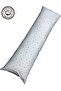 Pregnancy Support Pillow 120x40 Cm 100% Organic Cotton Fabric Zippered Lined Star Model - 2