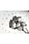 Pregnancy Support Pillow 120x40 Cm 100% Organic Cotton Fabric Zippered Lined Star Model - 3