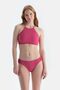 Fuşya Normal Bel Bikini Alt