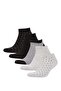 Men's 5-Piece Cotton Booties Socks C6766Axns