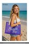Purple Shk241 Hologram Printed Pvc Single Compartment Beach, Travel and Picnic Bag