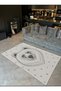 Mosso Stars and Bear Detailed Woven Base Modern Decorative Carpet Mosso167 - 4