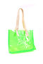 Green Shk241 Hologram Printed Pvc Single Compartment Beach, Travel and Picnic Bag - 4