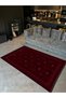Mosso Red Burgundy Tones Traditional Motifs Patterned Woven Base Vintage Decorative Carpet Mosso162 - 3