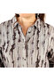 Co-Ord Set – Grey and Black Vertical Tie-Dye Printed Shirt and Pant Cord Set. - 6