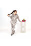 Co-Ord Set – Grey and Black Vertical Tie-Dye Printed Shirt and Pant Cord Set. - 3