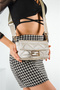 Ibiza Satin Quilted Patterned Women's Bag - 7