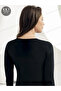 Black Women's Long Sleeve Bodysuit L Stretch Fabric Colorful m Transitional Flexible Soft Summer %100 Cotton - 5