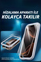 [Armor] واقي شاشة زجاجي كامل التغطية من سلسلة Armor متوافق مع iPhone 16 Pro Max مع جهاز التثبيت - 2