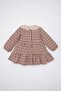 Baby Girl Checkered Long Sleeve Flannel Dress D5594A524Wn - 5