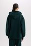 Relax Fit Hooded Thick Basic Plain Sweatshirt D9935Ax24Wn - 6