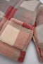 Baby Girl Shirt Collar Zippered Square Patterned Welsoft Plush Cardigan D3826A524Wn - 3