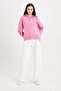 Oversize Wide Fit Half Zipper Stand Collar Knitwear Sweater A8180Ax24Wn - 2