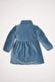Baby Girl Long Sleeve Buttoned Corduroy Dress D5592A524Wn - 5