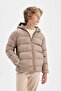 Boy's Water Repellent Hooded Puffer Jacket with Zipper Pockets A2246A824Wn - 5