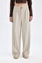 Classic Trousers Wide Leg Wide Loose Legs with Pockets High Waist Standard Length Basic Plain D8150Ax24Au - 4