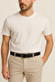 Men's Belt Black 2-Piece Jeans and Fabric Trouser Belt - 4