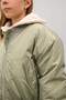 Girl's Removable Hooded Ribbed Sleeves Bomber Jacket with Snap Pocket 3138382 - 4